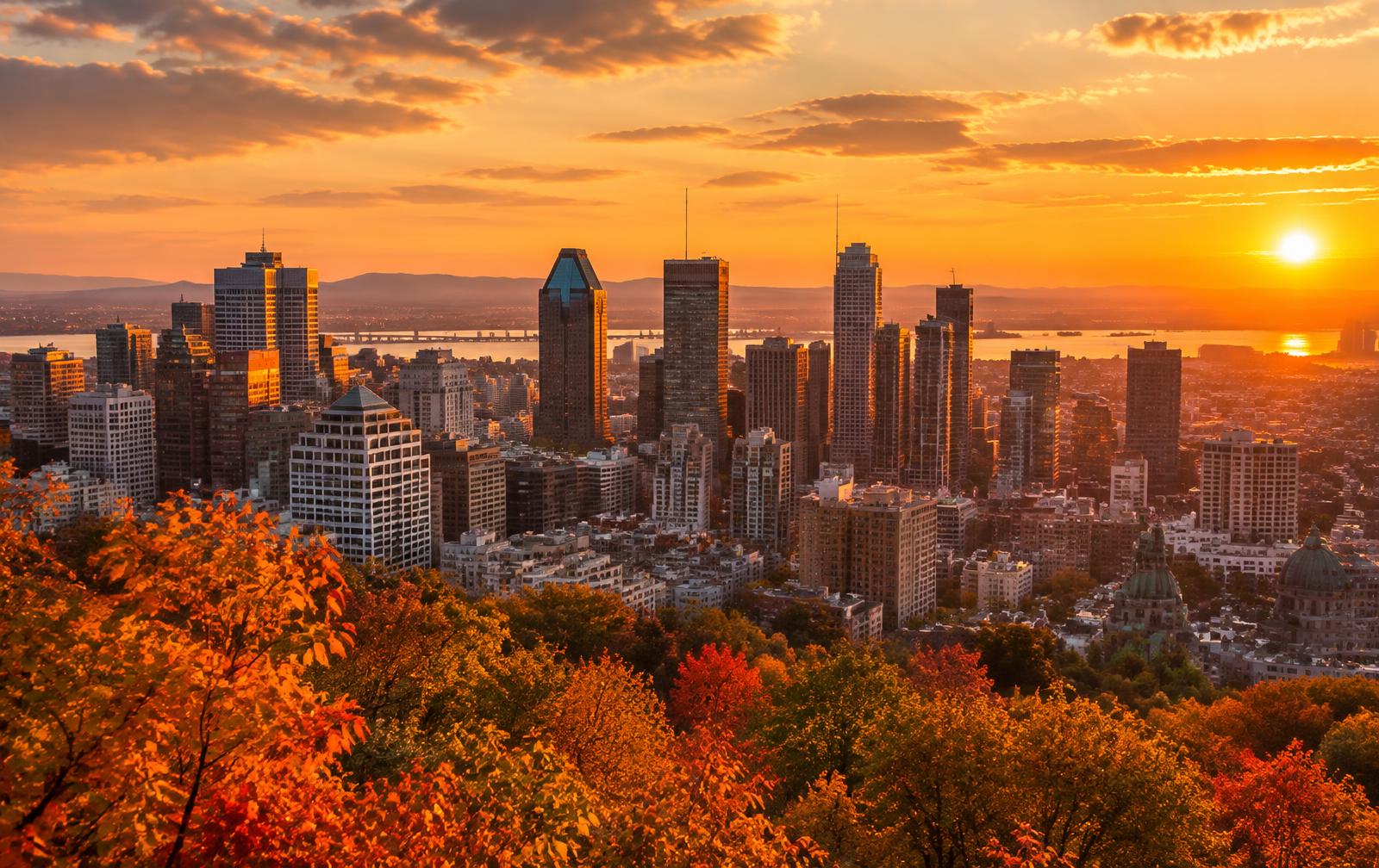 Montreal al atardecer